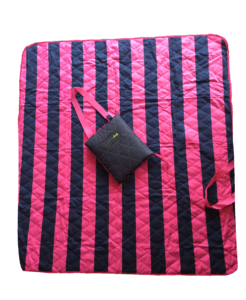 Swimdry microfiber towels pink and navy picnic mat with carry bag